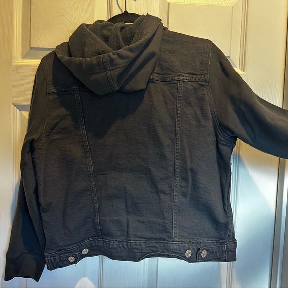 Levi’s: black jean sweater jacket - Picture 5 of 7